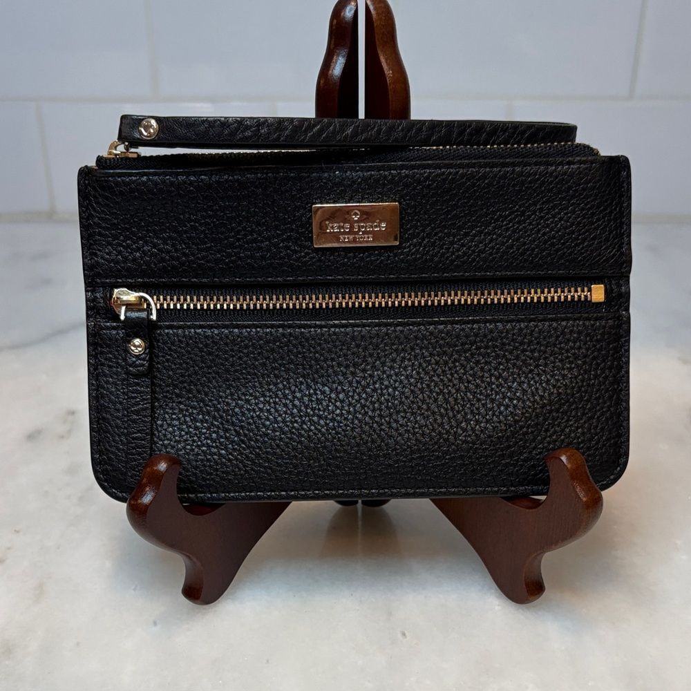 Kate Spade Pebbled Leather Clutch Wristlet